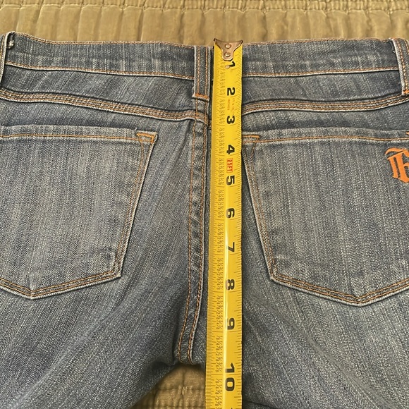 Flying Monkey Denim Blue Jeans with Bell Bottoms Flare Wide Legs - Picture 14 of 17